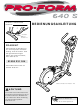 ProForm 640s Bedienungsanleitung