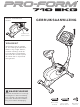 ProForm 710 Ekg Exercise Bike Gebruiksaanwijzing