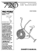 ProForm 720 Owner's Manual
