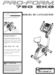 ProForm 780 Ekg Bike Manuel De L'utilisateur