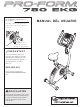 ProForm 780 Ekg Bike Manual Del Usuario