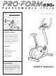 ProForm 890e W/hand Pulse Manual