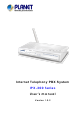 Planet IPX-300 Series User Manual
