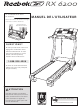 Reebok Rx 6200 Treadmill Manuel De L'utilisateur