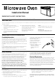 DAEWOO Microwave Oven Installation Manual