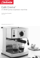 Sunbeam Café Crema EM4800C Instruction Booklet