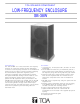 Toa SB-38W Specification Sheet