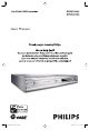 Philips DVDR3360H User Manual
