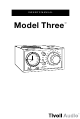 Tivoli Audio Three Owner's Manual & Assembly Instructions