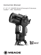 Meade LX90GPS Instruction Manual