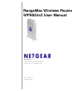NETGEAR RangeMax WPN824v3 User Manual