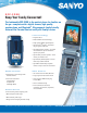 Sanyo SCP-3200 Specifications