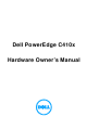 Dell PowerEdge C410x Hardware Owner's Manual