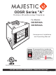 Majestic ODSR36A Homeowner's Installation And Operating Manual