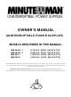 Para Systems MM250XL/ 1 Owner's Manual