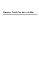 Nokia 5510 Owner's Manual