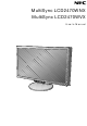 NEC MultiSync LCD2470WVX User Manual