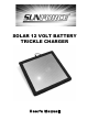 Sunforce Solar 12 Volt Battery Trickle Charger User Manual