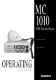 Uniden MC1010 Operating Manual