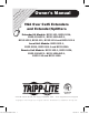 Tripp Lite B130-101 Owner's Manual