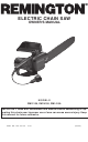 Remington RM1215U Owner's Manual