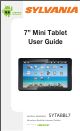 Sylvania SYTABBL7 User Manual