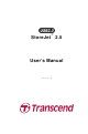 Transcend StoreJet 2.5 User Manual