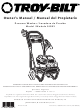 Troy-Bilt 1902 Owner's Manual