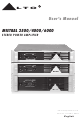 ALTO MISTRAL 2500 User Manual