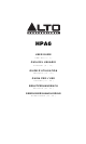 ALTO HPA6 User Manual