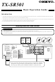 Onkyo TX-SR501 Basic Operation Manual