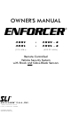 ENFORCER enforcer 300C Owner's Manual