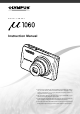 Olympus µ 1060 Instruction Manual