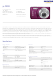 Olympus µ-7030 Specifications