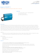 Tripp Lite PowerVerter PVINT375 Specification Sheet
