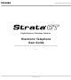 Toshiba StrataCT User Manual