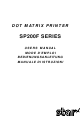 Star SP200F SERIES User Manual