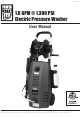 Power Fist 1.6 GPM and 1,300 PSI User Manual
