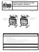 Mr. Heater Plaque MHVFR10LP Installation Instructions And Owner's Manual