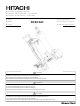 Hitachi N2503AF Instruction And Safety Manual
