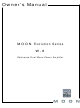 Simaudio MOON Evolution W-8 Owner's Manual