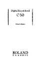 Roland C-30 Owner's Manual
