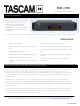 Tascam MD-350 Technical Documentation