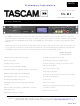 Tascam SS-R1 Specifications