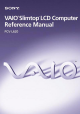 Sony Vaio Slimtop PCV-L620 Reference Manual