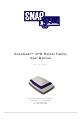 SnapGear VPN Router User Manual