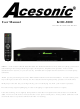 Acesonic KOD-3000 User Manual