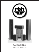 RBH Sound AC Series Owner's Manual