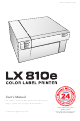 Primera LX810e User Manual