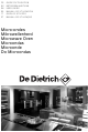 DeDietrich Microwave Oven User Manual